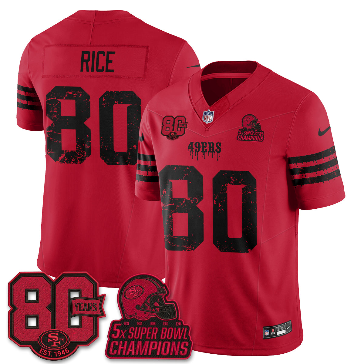 SF Slasher Edition Vapor Jersey - Stitched