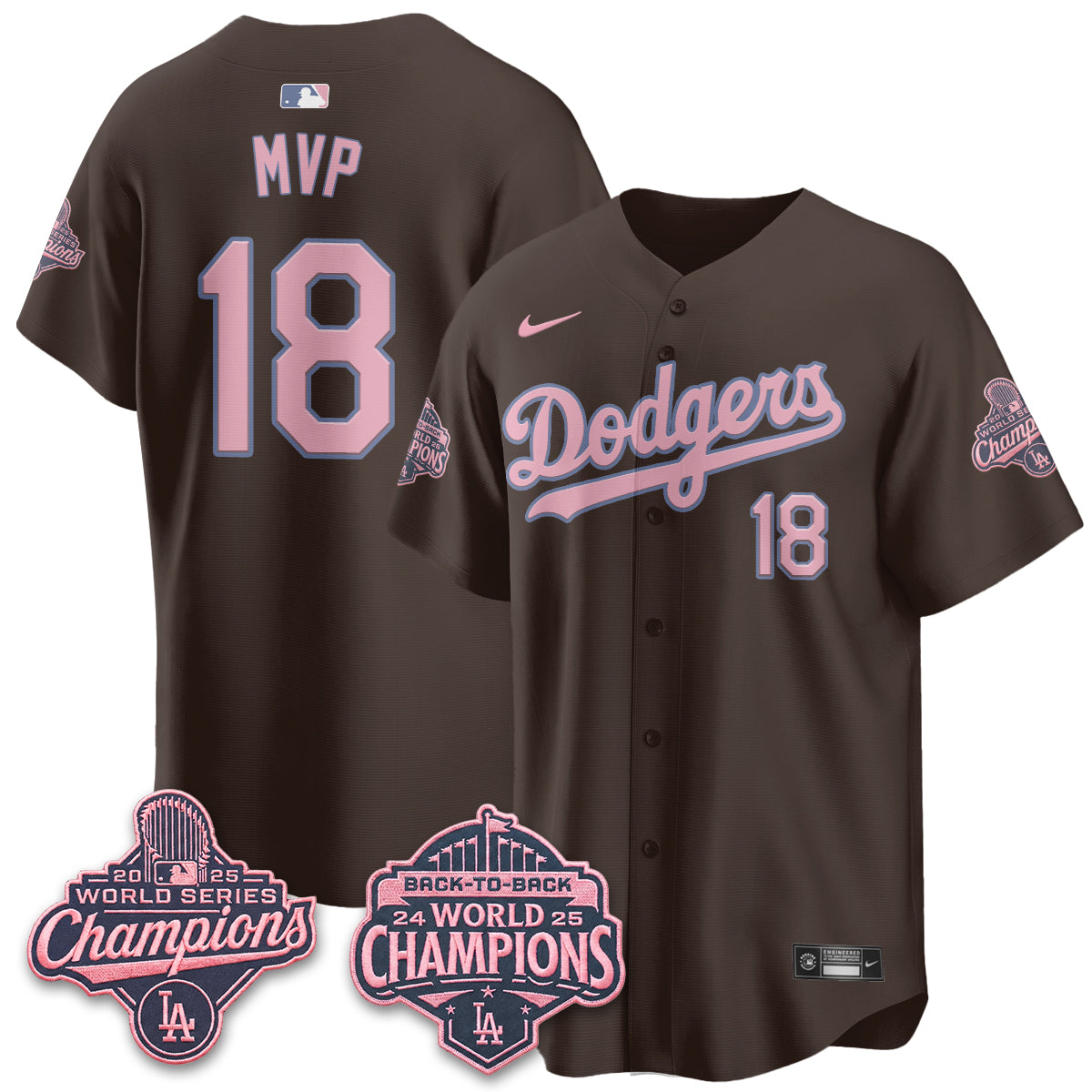 Los Angeles Dodgers Blinky Style Vapor Jersey - Stitched