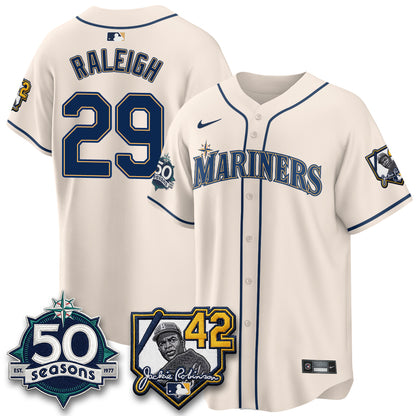 SEA 2026 Jackie Robinson New Era Vapor Limited Jersey - All Stitched