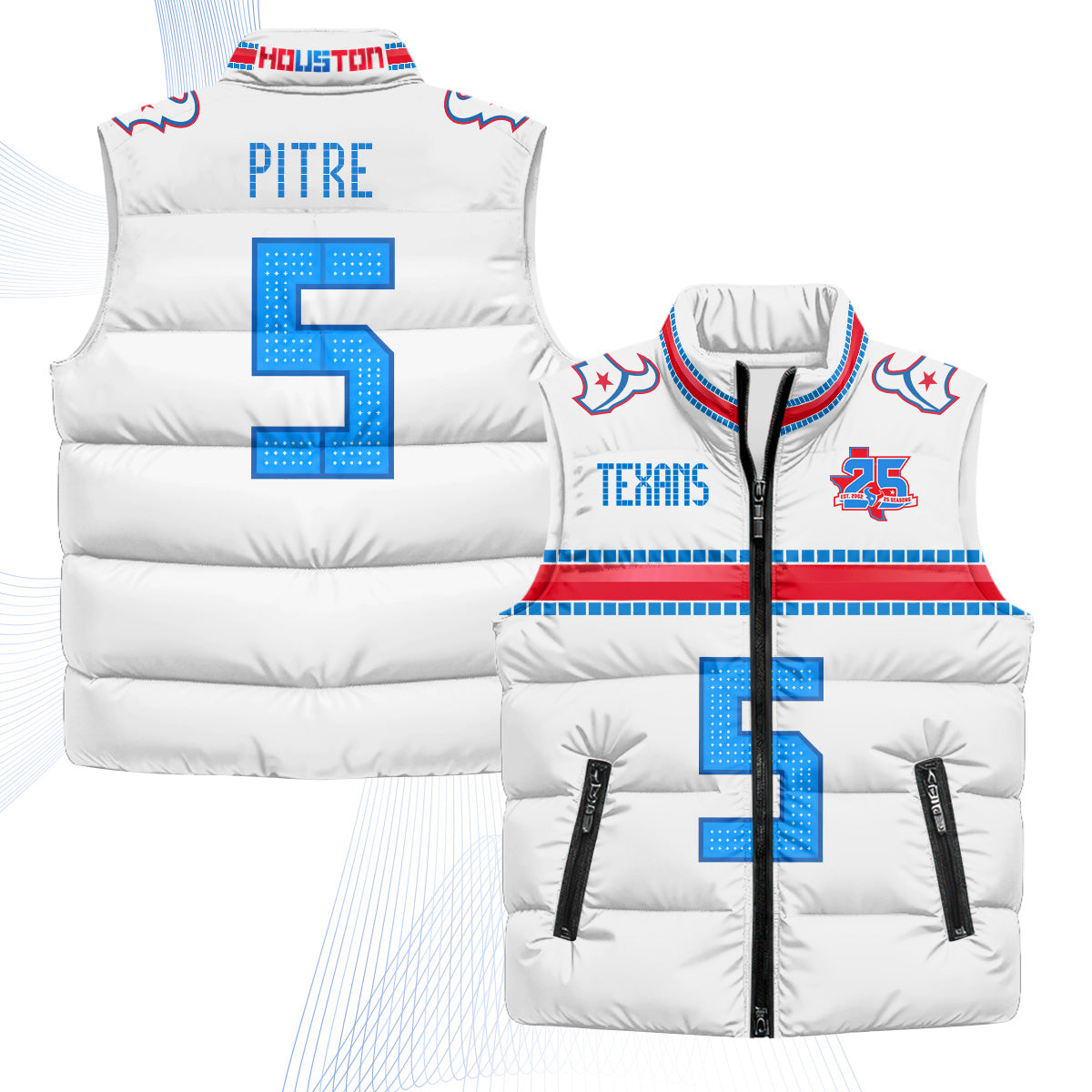HOU 2026 Rivalries Puffer Vest - Printed