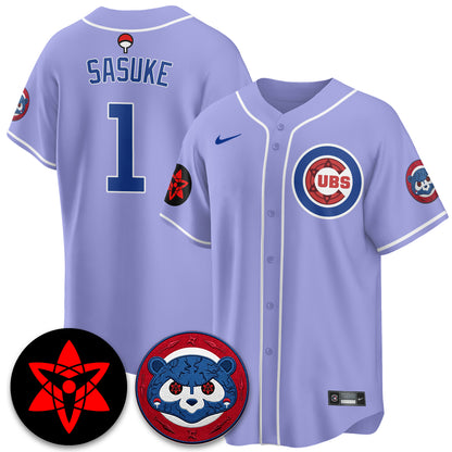 Chicago Cubs Uchiha Sasuke Vapor Limited Jersey - Stitched