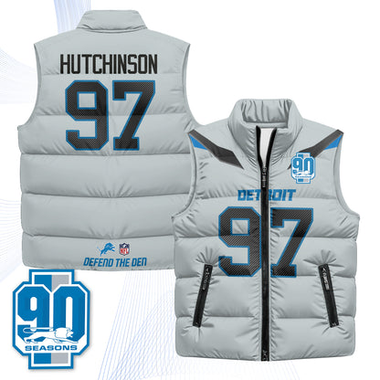 DET Xmas 2026 Rivalries Puffer Vest - Printed