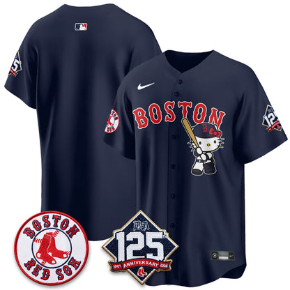 Boston Red Sox x Meow KT Vapor Limited Jersey - Stitched