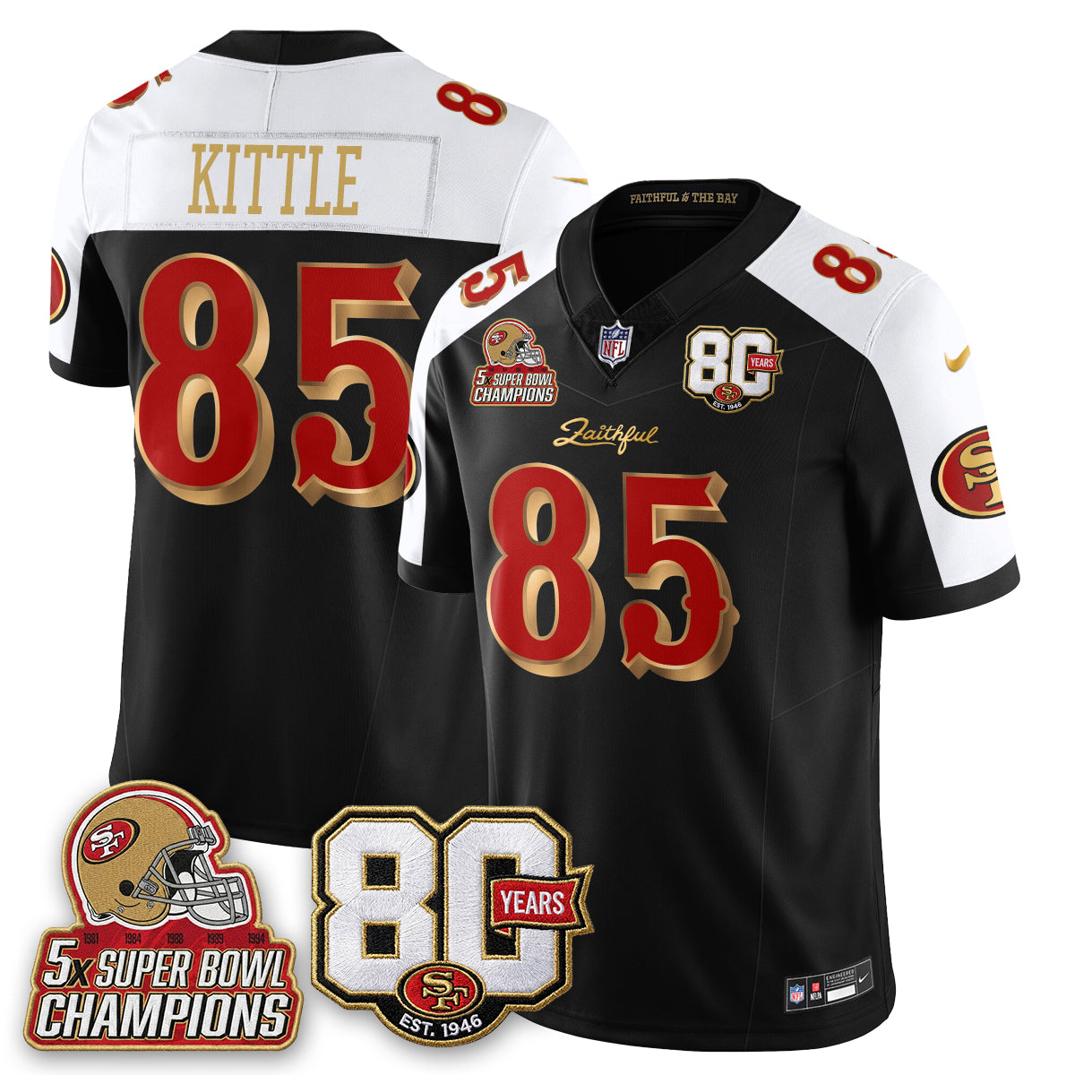 SF 80 Years & 5X Champs Rivalries Edition - Stitched (2)