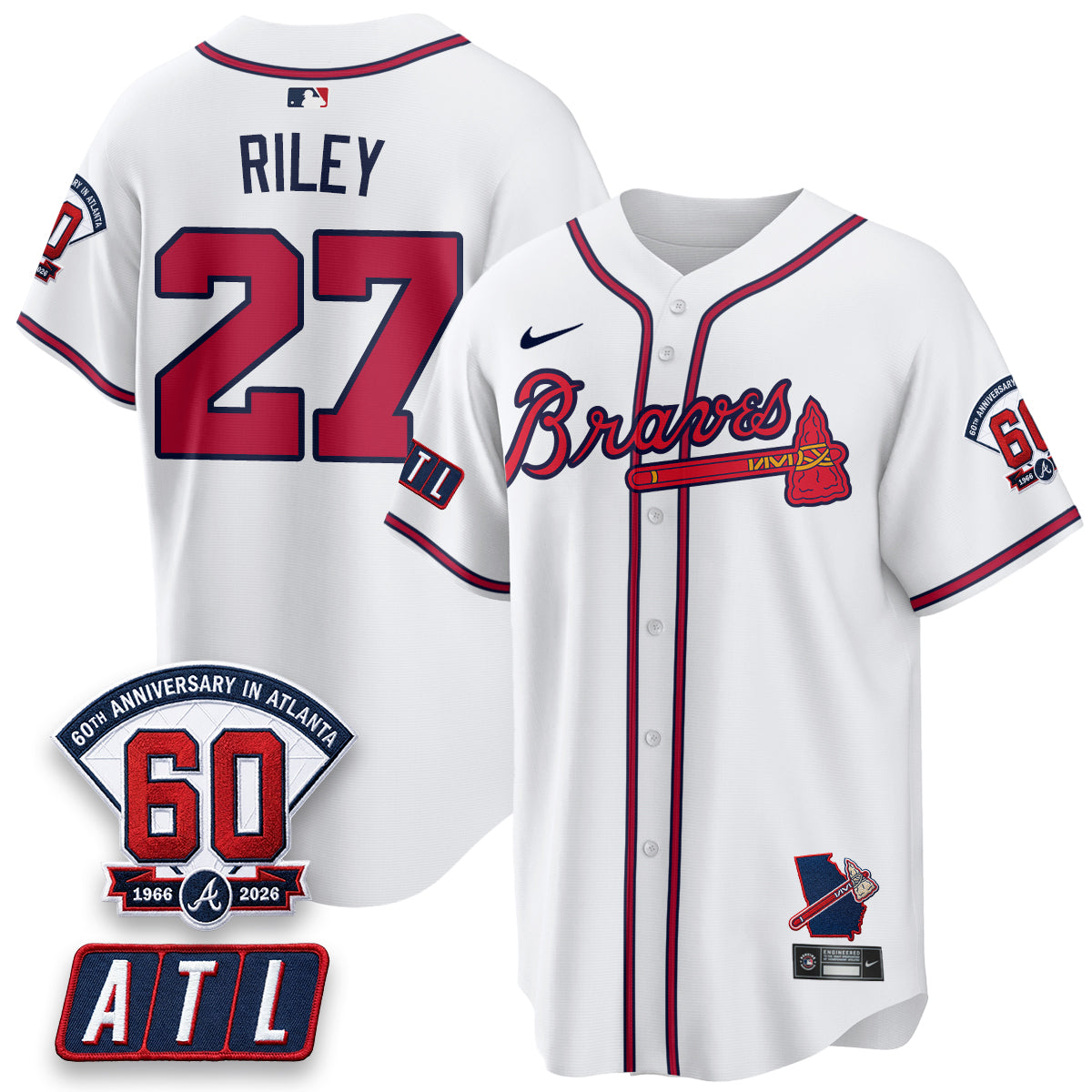 ATL 2026 60th Anniversary Vapor City Connect Limited Jersey - All Stitched