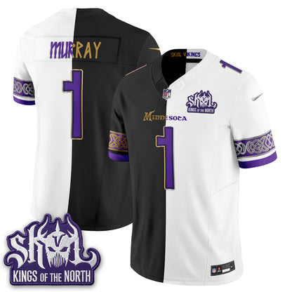 Minnesota Vikings Warrior Split Edition Vapor Jersey - Stitched