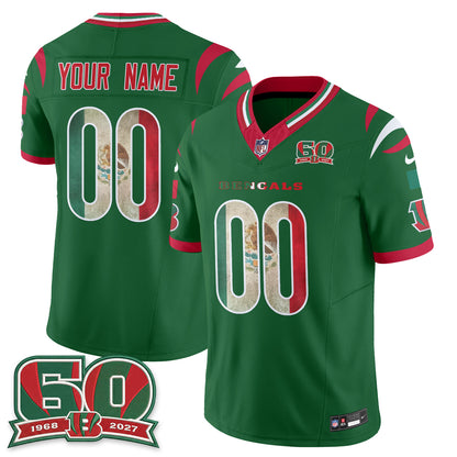CIN Mexico Edition Vapor Custom Jersey - Stitched
