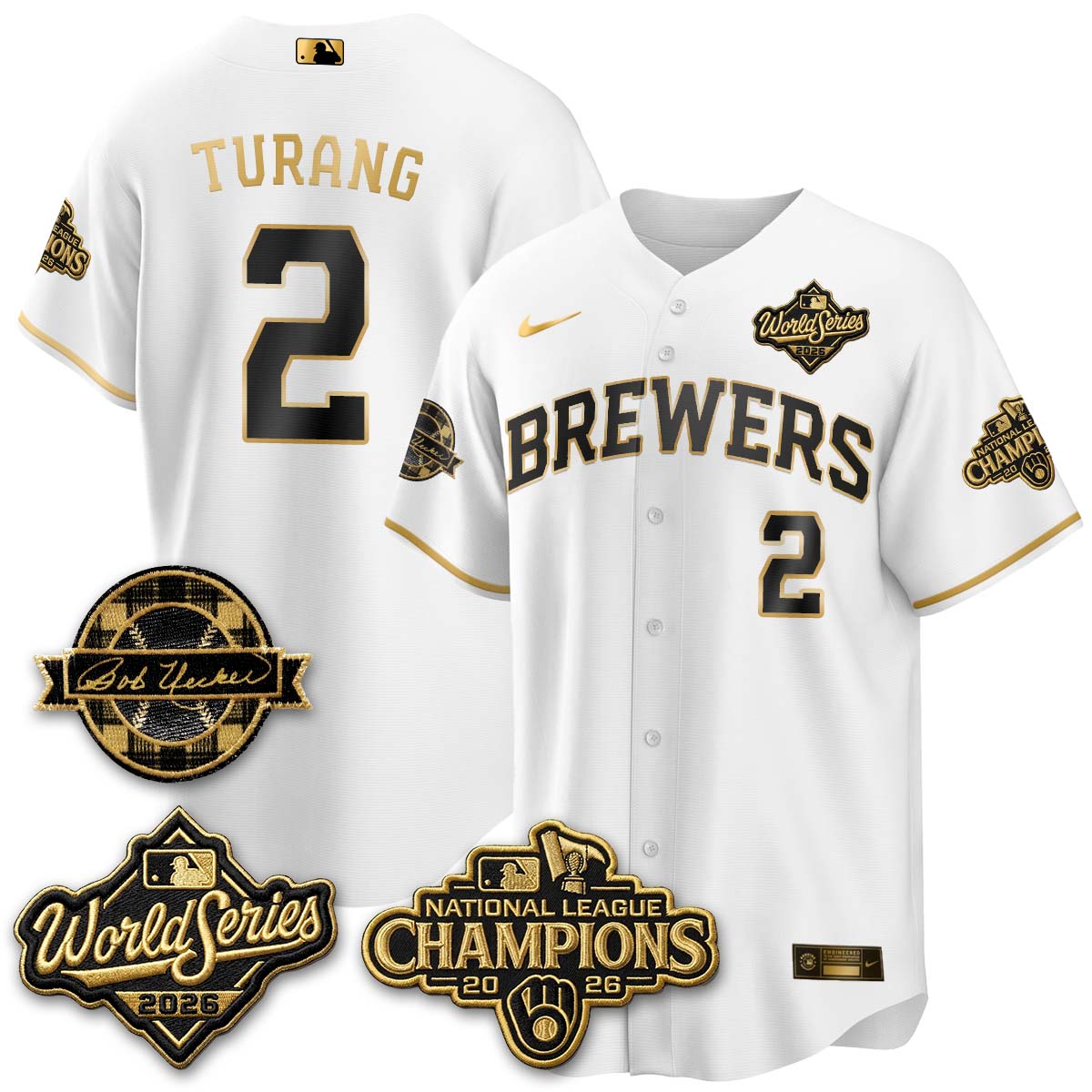 MIL 2026 NL Champions - Uecker Patch Navy Limited Edition - Stitched N1