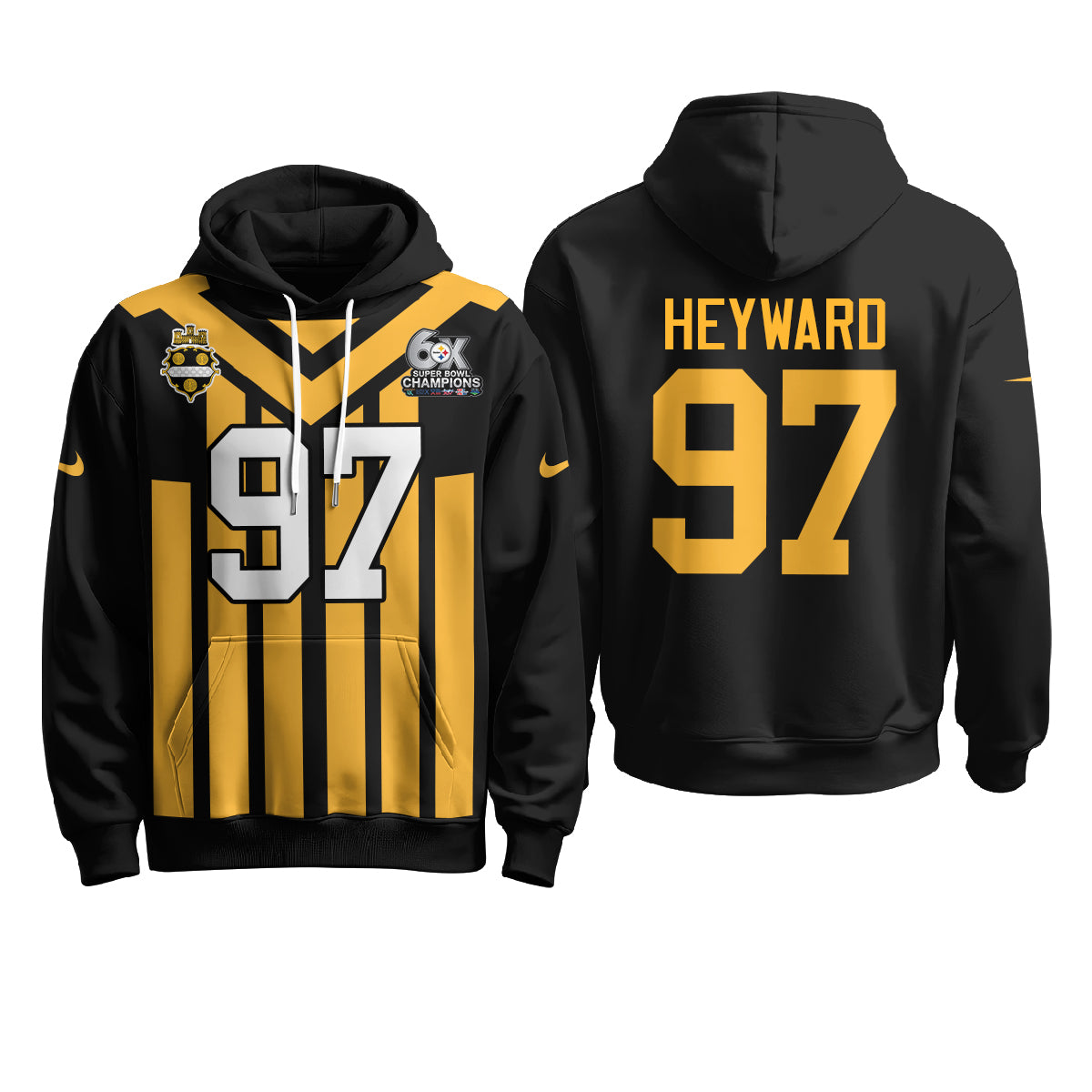 PIT 6X Champs Rivalries Fleece Hoodie - Printed