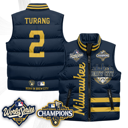 MIL 2026 NL Champions Puffer Vest - Printed