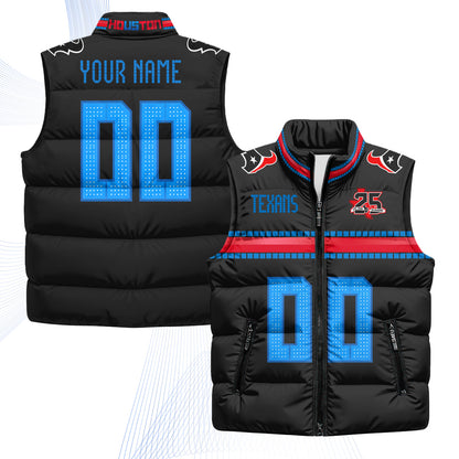 HOU 2026 Rivalries Custom Puffer Vest - Printed