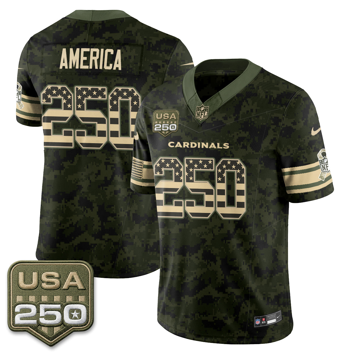 ARI 2026 Salute to Service Vapor Jersey - Stitched