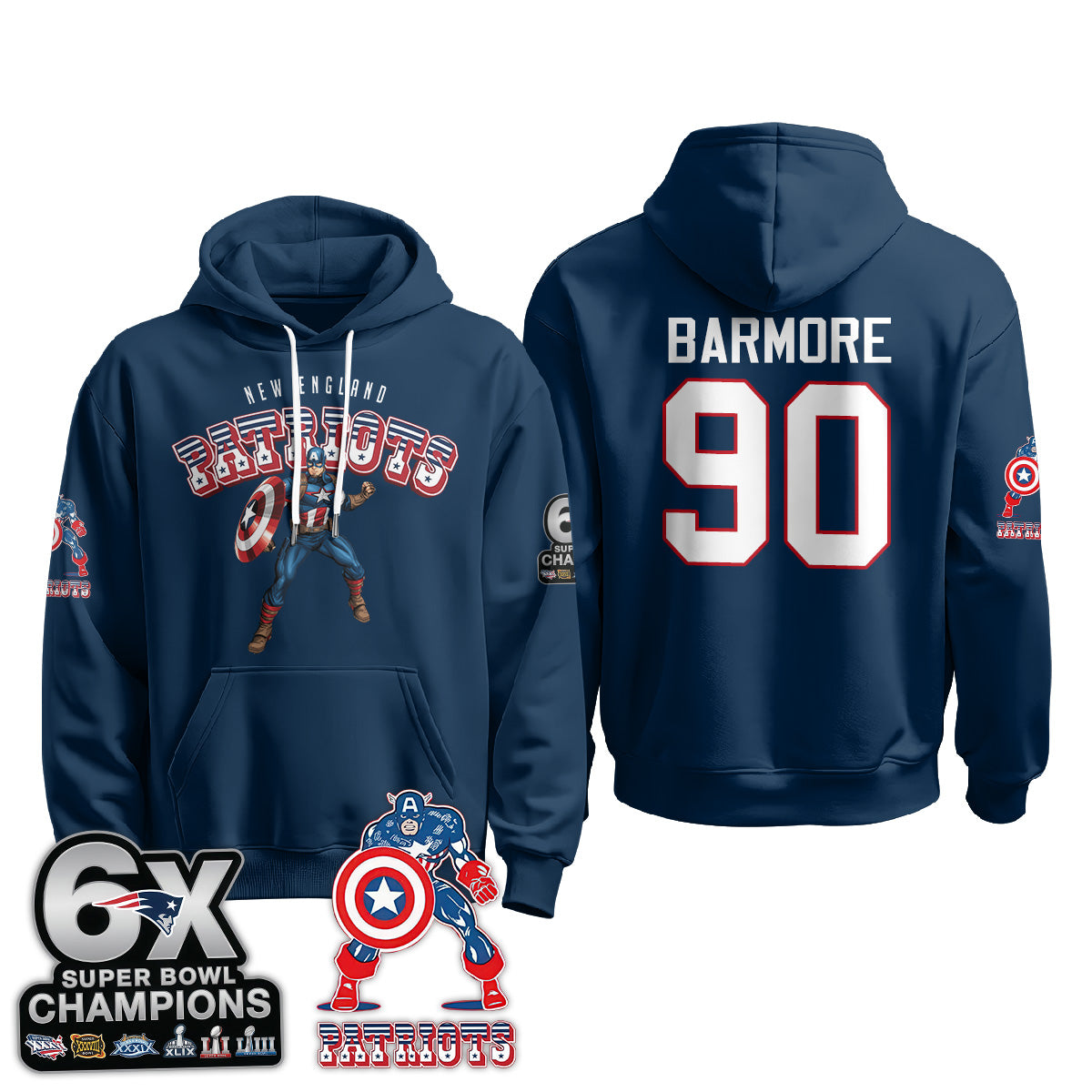 NE x Liberty Guardian Edition Pullover Hoodie V2 - Printed