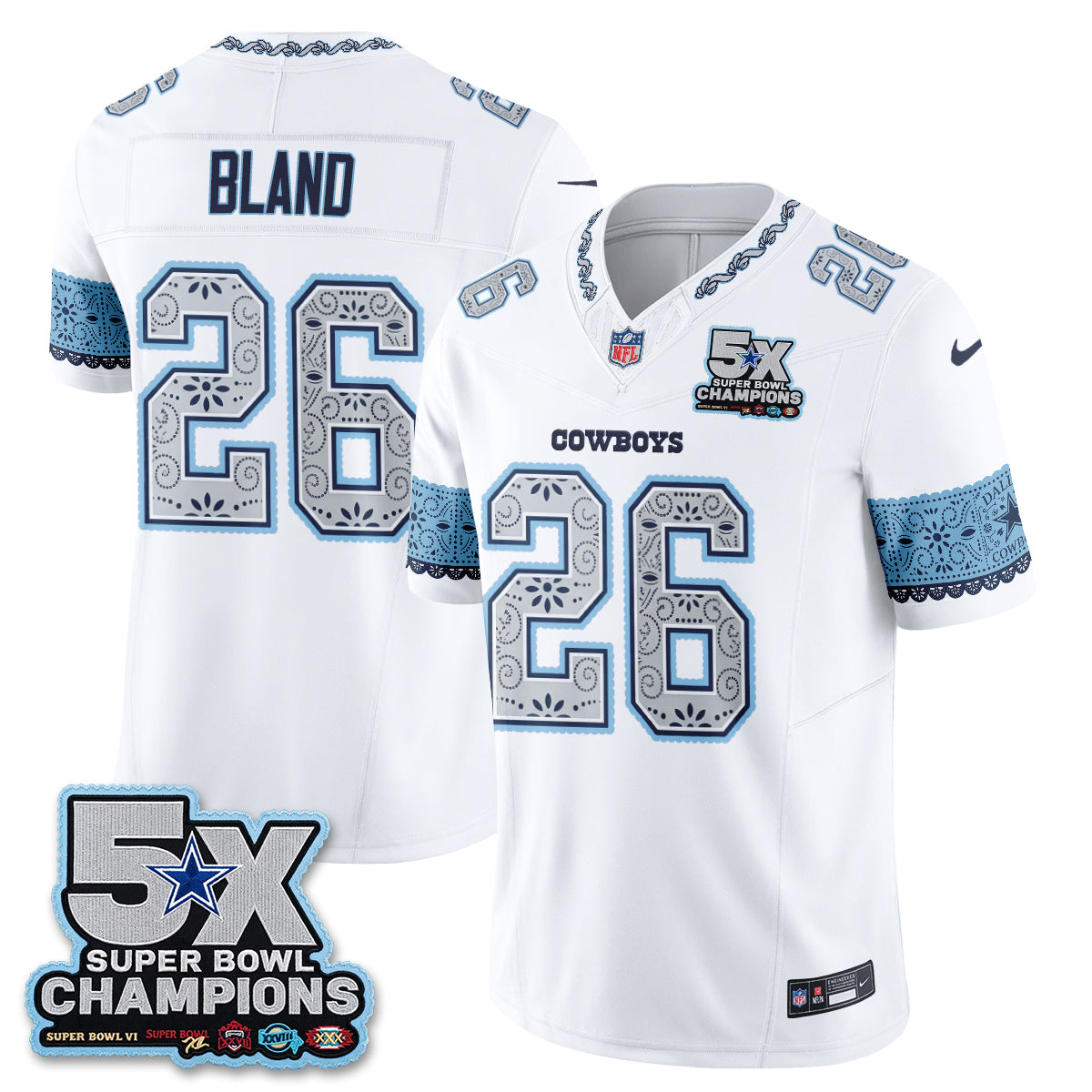Dallas Cowboys 2026 Hispanic Month Edition Vapor Jersey - Stitched