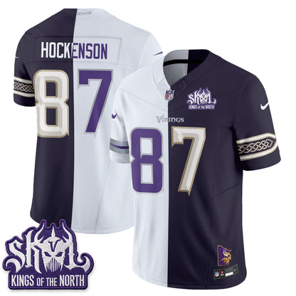Minnesota Vikings Split Edition Vapor Jersey - Stitched