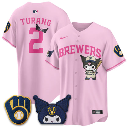 Milwaukee Brewers x  KRM Edition Vapor Jersey - Stitched