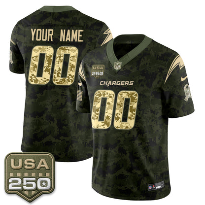LVG 2026 Salute to Service Vapor Custom Jersey - Stitched