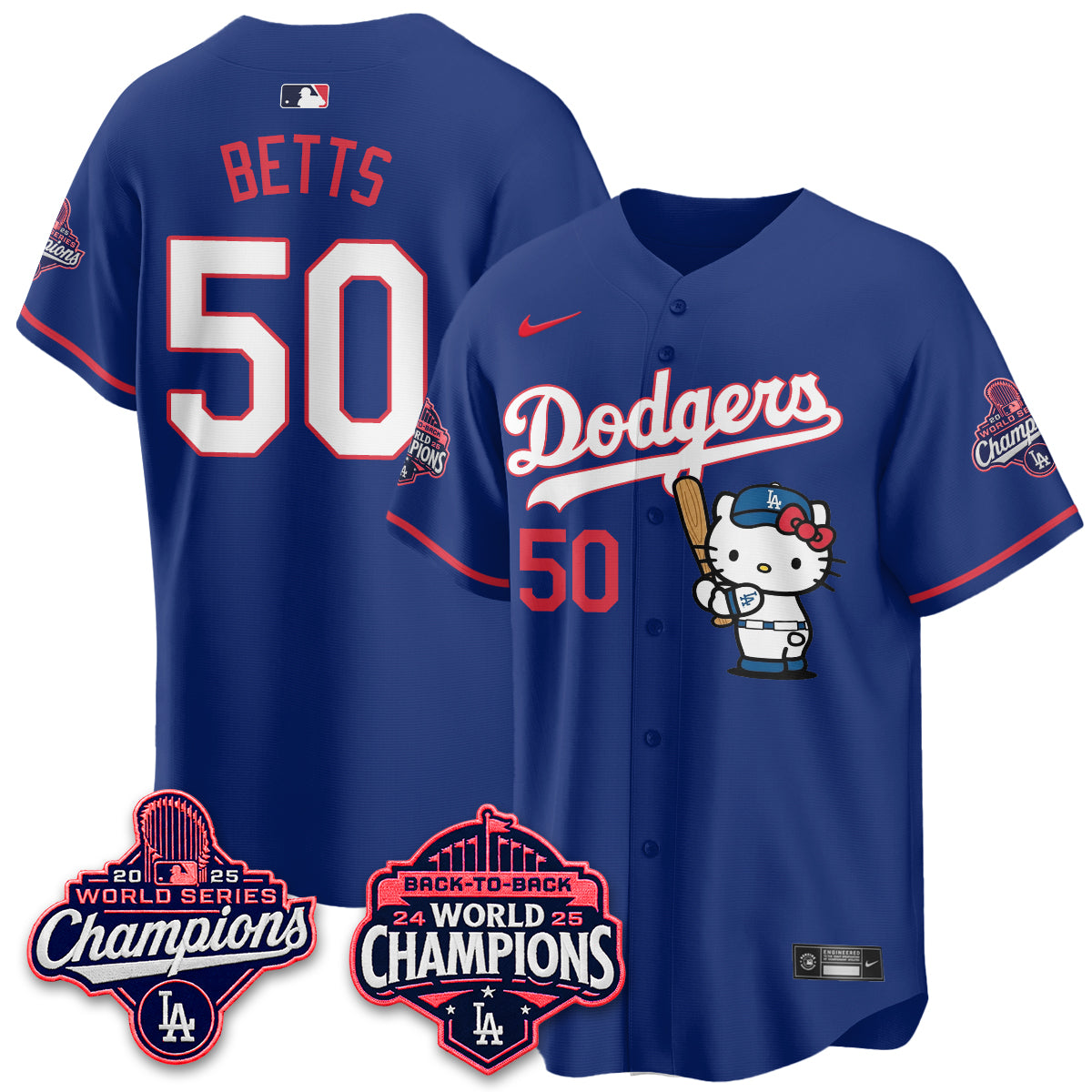 LAD x Hello Kitty Night 2026 Vapor White Jersey - All Stitched