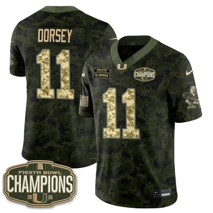 MIA 2026 Salute to Service Vapor Jersey - Stitched