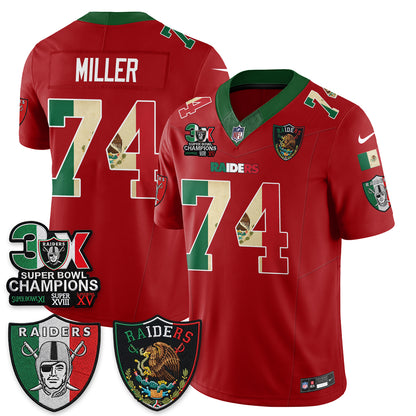 LVR 3X Champs Mexico Edition Vapor Jersey - Stitched