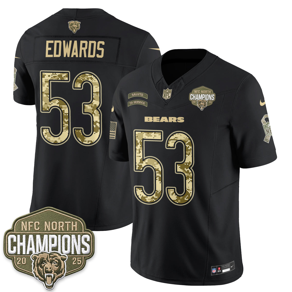CHI 2026 Salute to Service V2 Vapor Jersey - Stitched