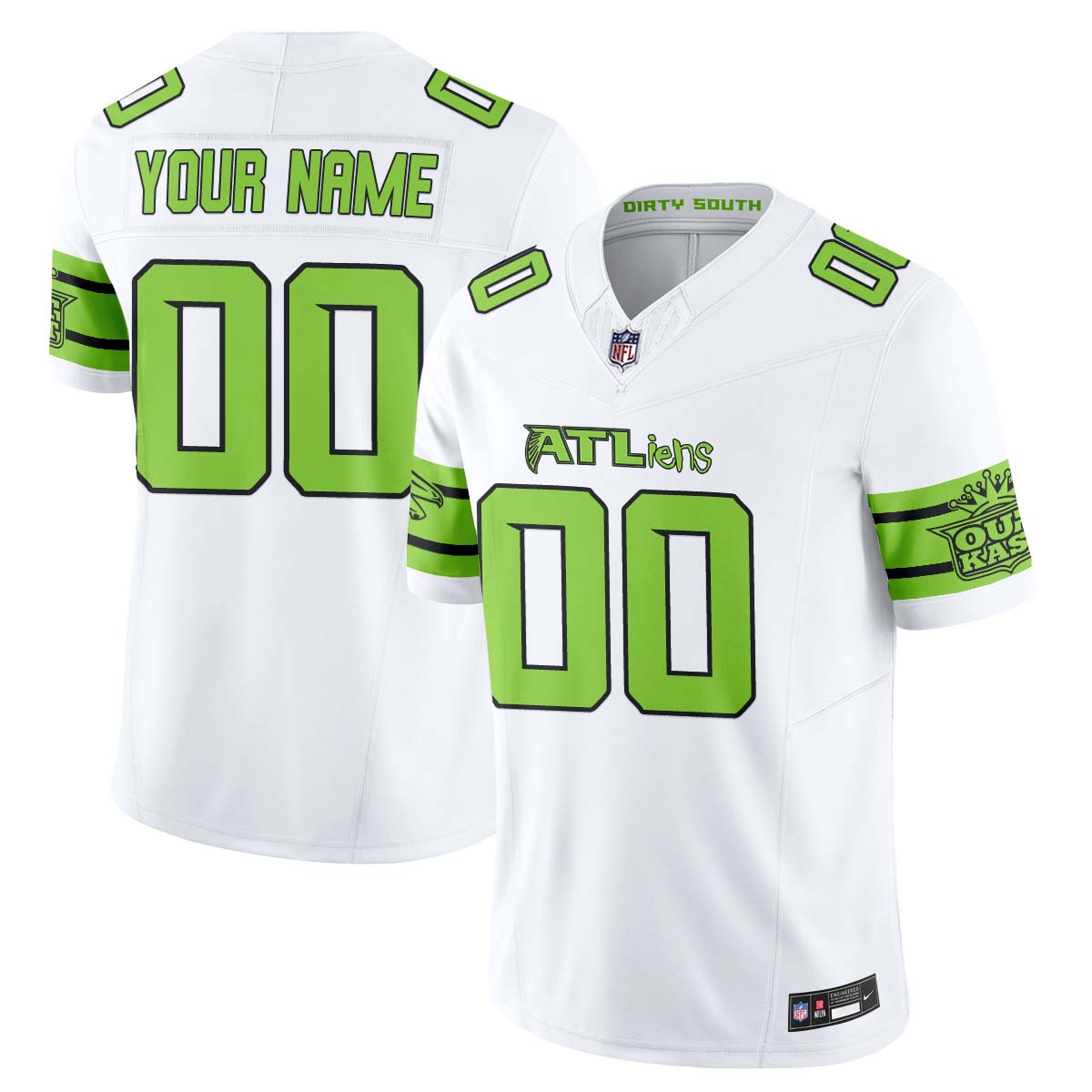 ATL 30th Anniversary ATLiens Custom Vapor Jersey - Stitched