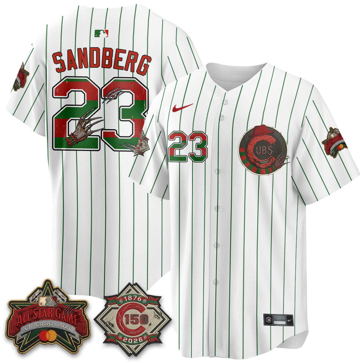 CHC A Nightmare on Wrigley Field Edition Vapor Jersey - Stitched