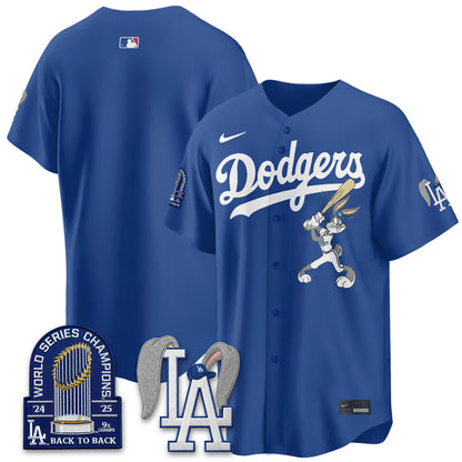 Los Angeles Dodgers Bunny Edition Vapor Jersey - Stitched
