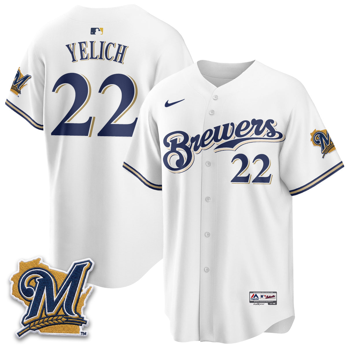 Milwaukee Brewers "Legacy Edition" Vapor Jersey - Stitched