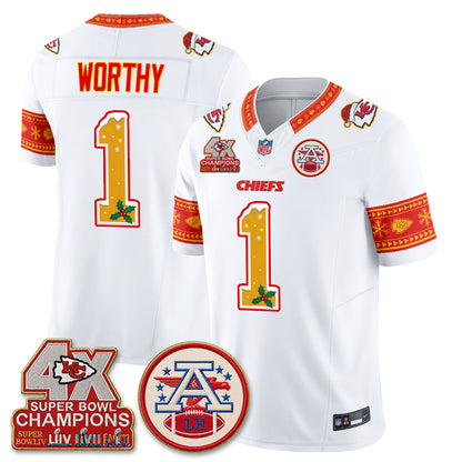 KC Xmas Edition Vapor Jersey - Stitched