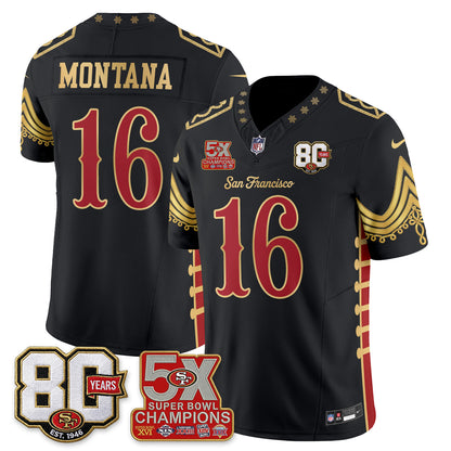 SF Xmas Nutcracker Edition Vapor Jersey - Stitched