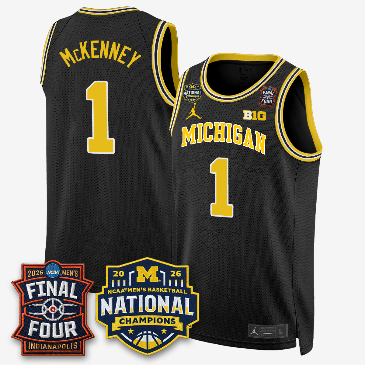 MICH 2026 NCAA Basketball Champions Limited Jersey - All Stitched