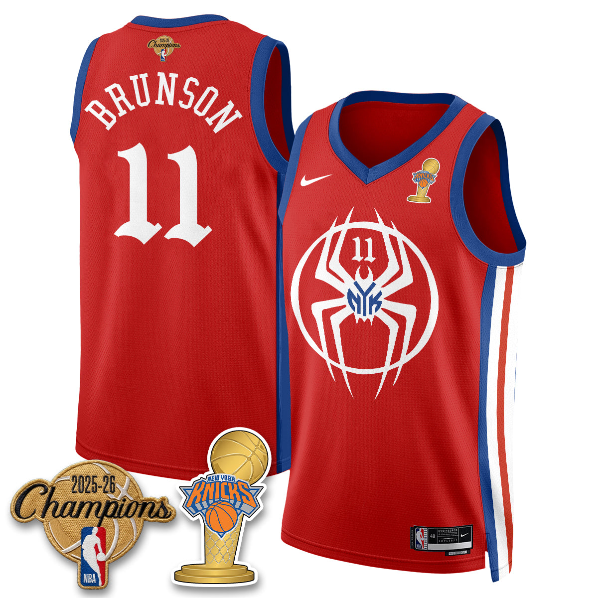 New York Knicks 2026 Champions Brand New Day Vapor Jersey - Stitched