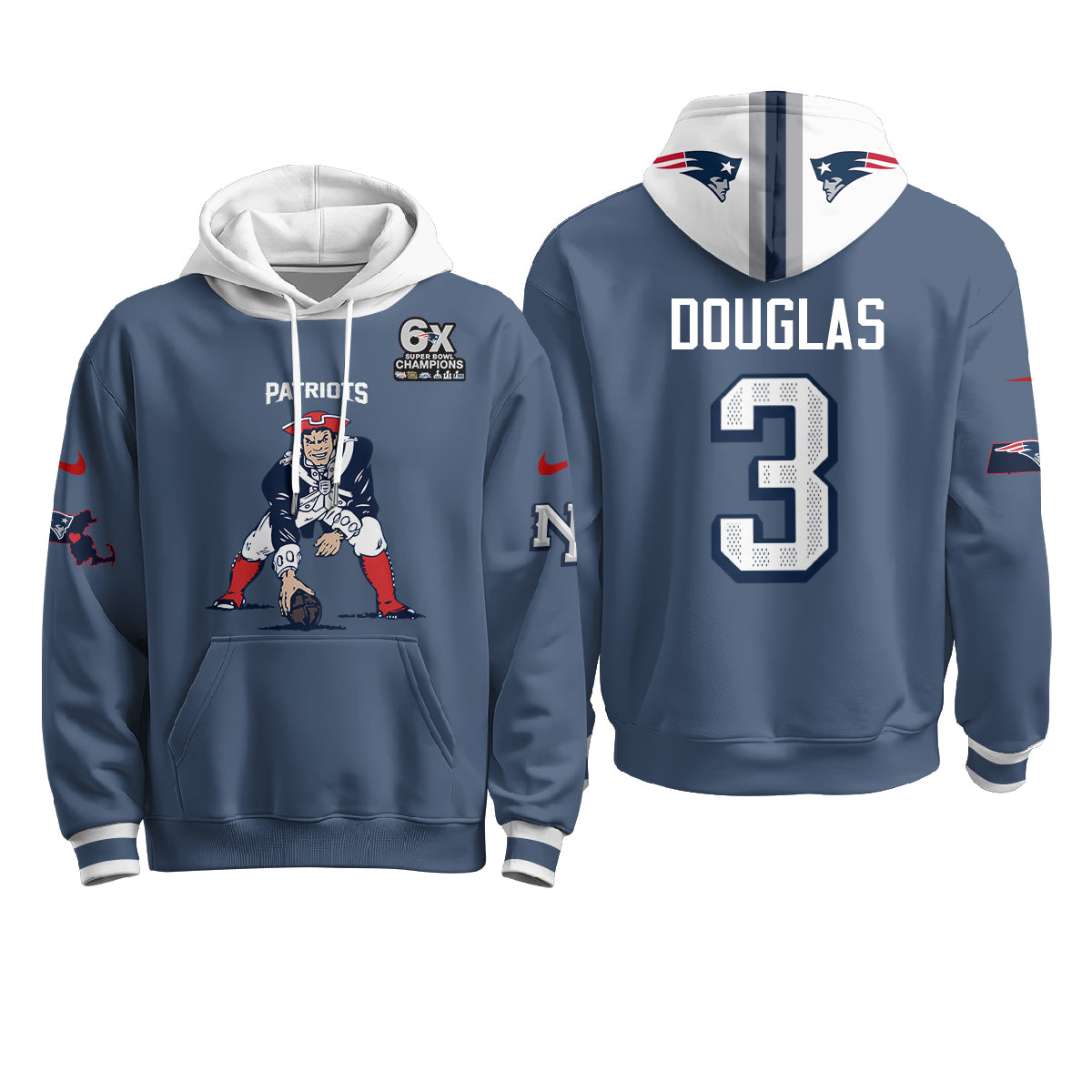 NE Minuteman Edition Hoodie - Stitched