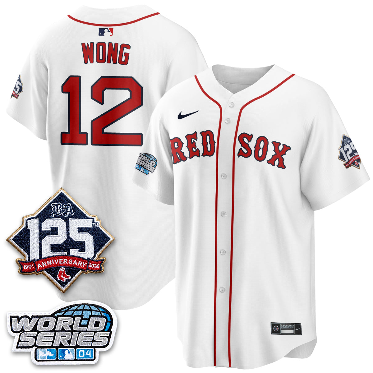 Boston Red Sox Throwback 2004 Vapor Jersey - Stitched