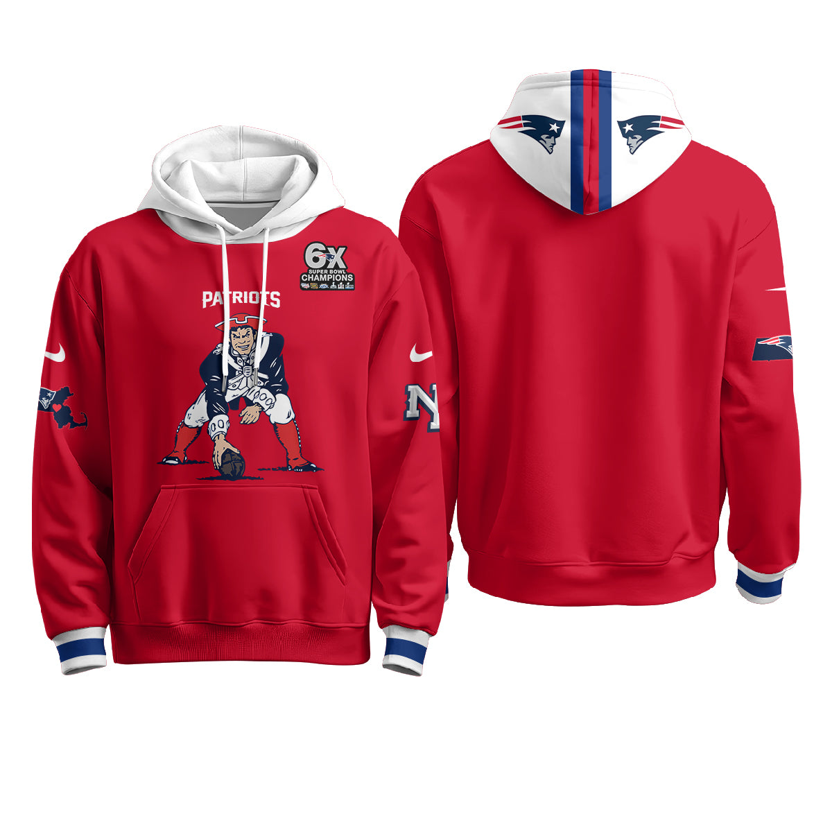 NE Minuteman Edition Hoodie - Stitched