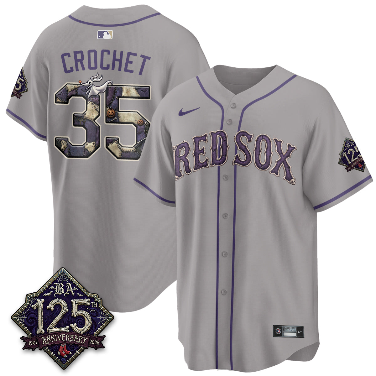 Boston Red Sox Nightmare Vapor Limited Jersey - Stitched