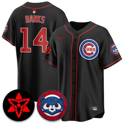 Chicago Cubs Uchiha Sasuke Vapor Limited Jersey - Stitched
