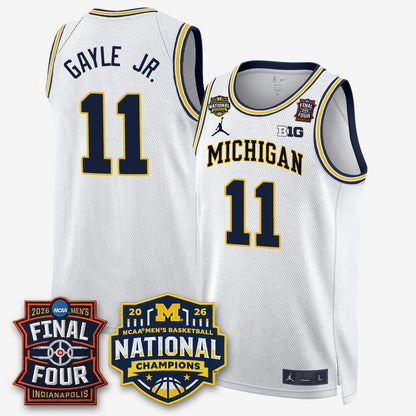 MICH 2026 NCAA Basketball Champions Limited Jersey - All Stitched