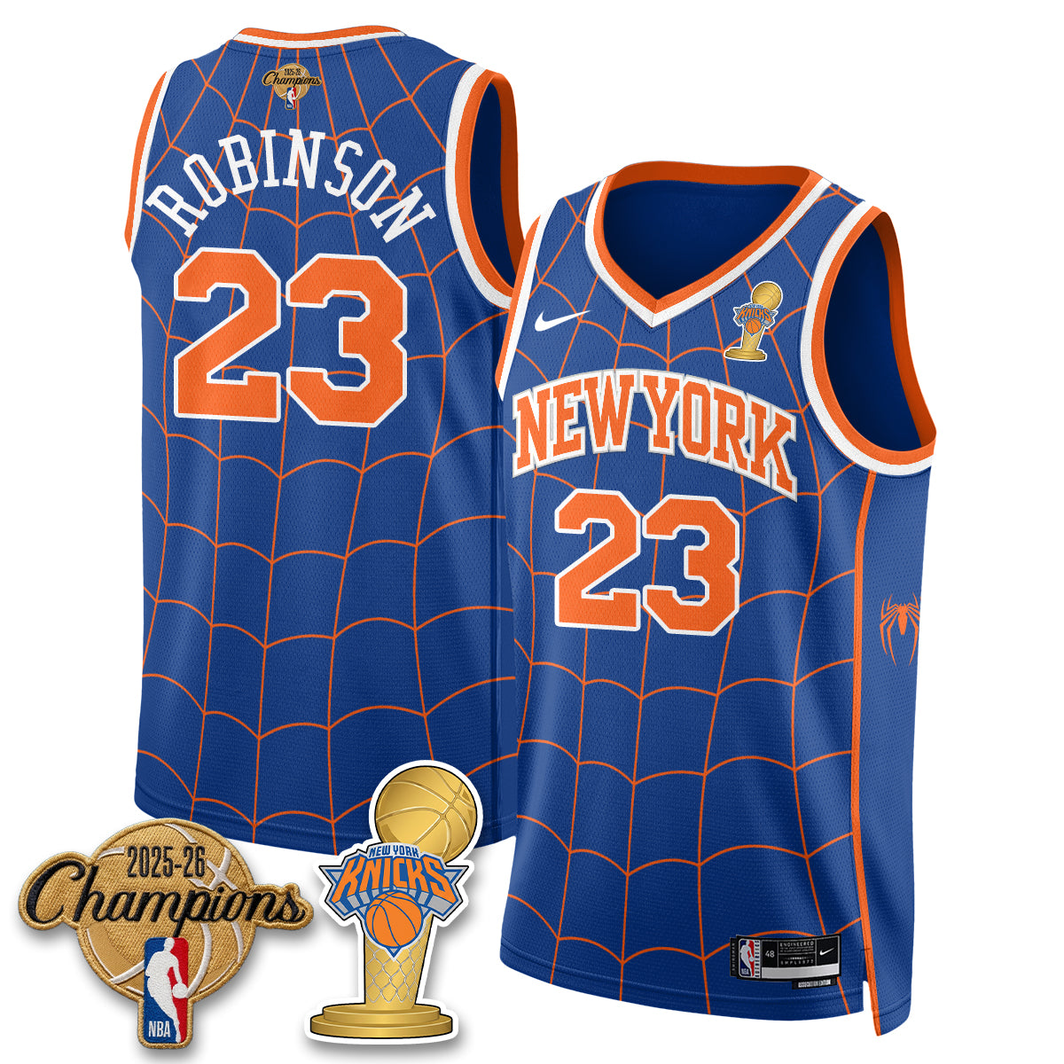 New York Knicks 2026 Champions Brand New Day Vapor Jersey - Stitched