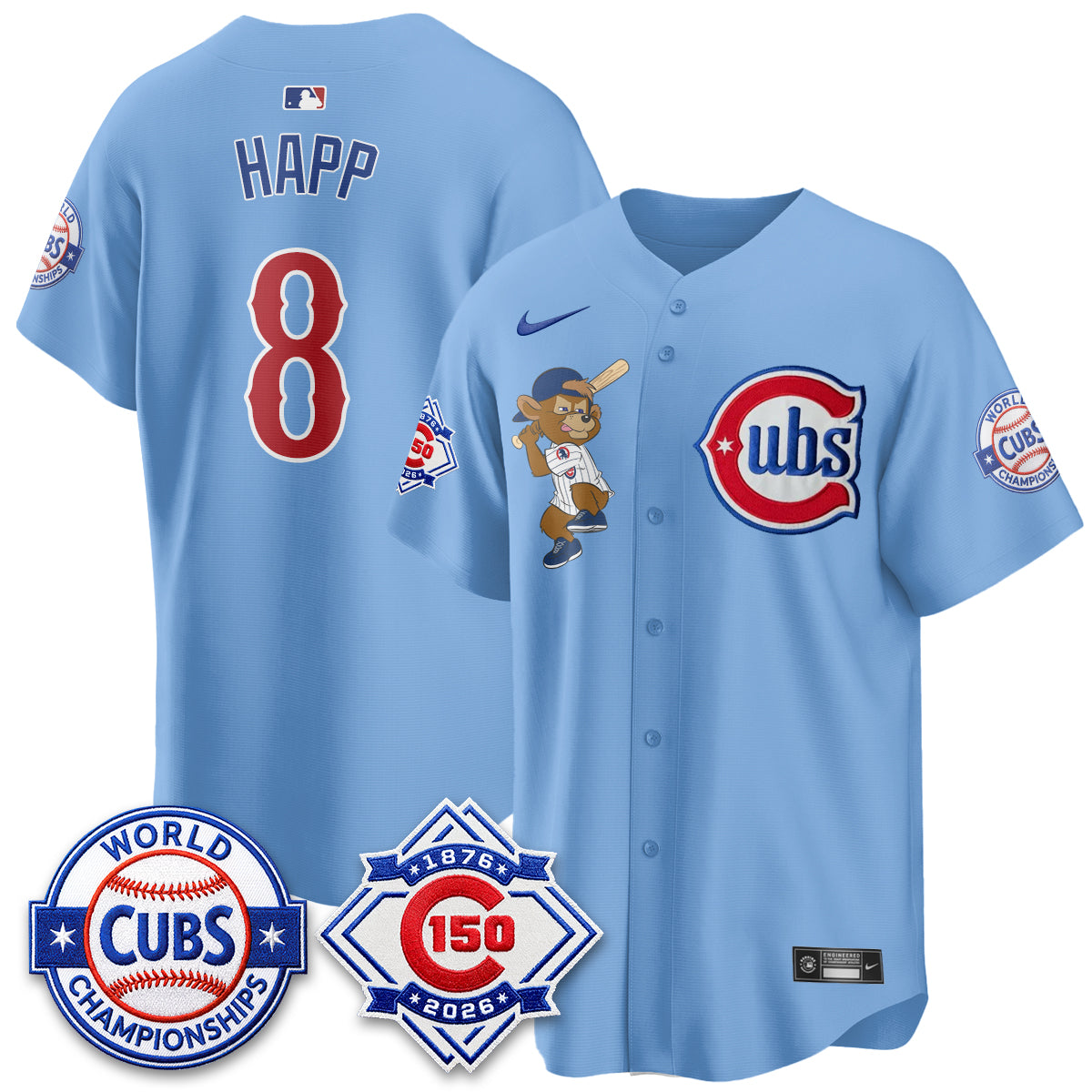Chicago Cubs Clark Edition Vapor Limited Jersey - Stitched