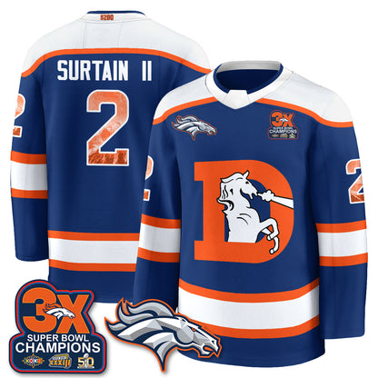 DEN Fan Gear Edition Hockey Jersey - Stitched