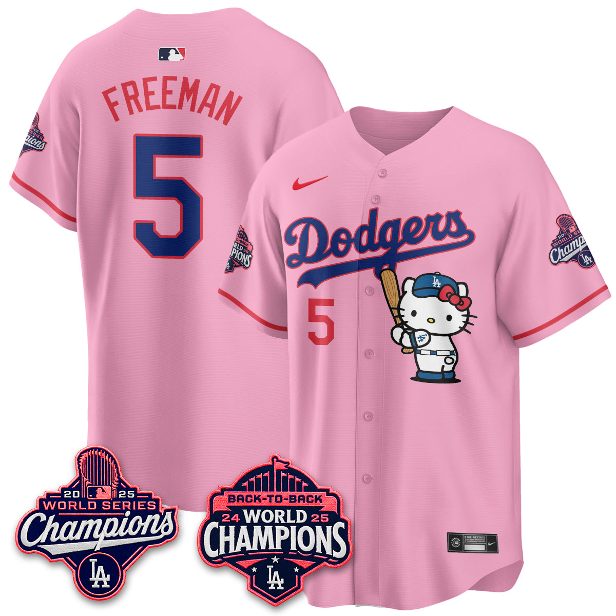 LAD x Hello Kitty Night 2026 Vapor White Jersey - All Stitched