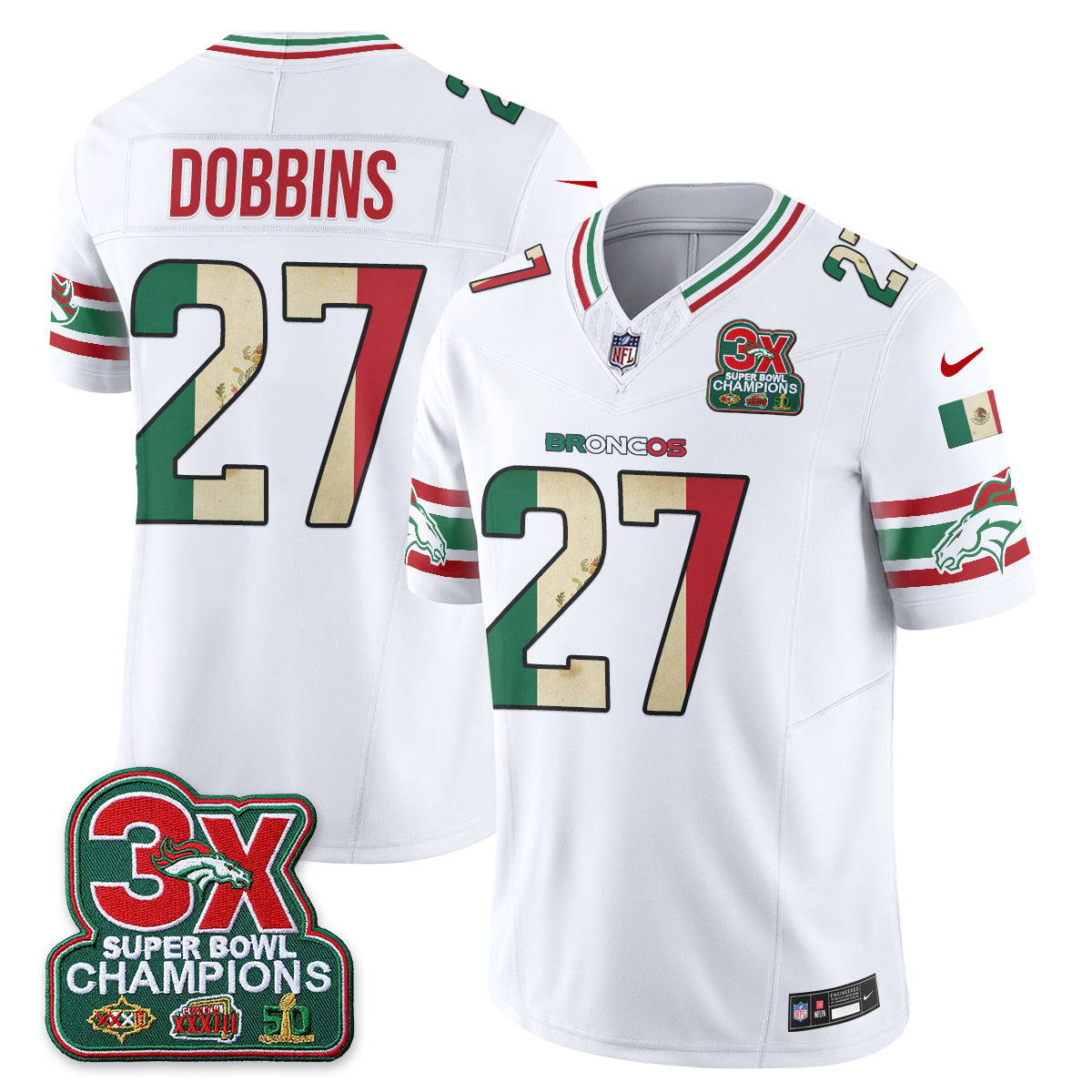 DEN Mexico Edition Vapor Jersey - Stitched