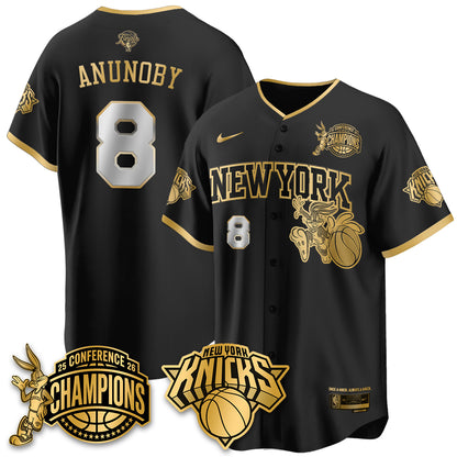New York Knicks 2026 NBA Finals x Bunny Vapor Jersey V2- Stitched