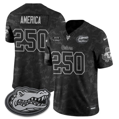UF 2026 Salute to Service Vapor Jersey - Stitched
