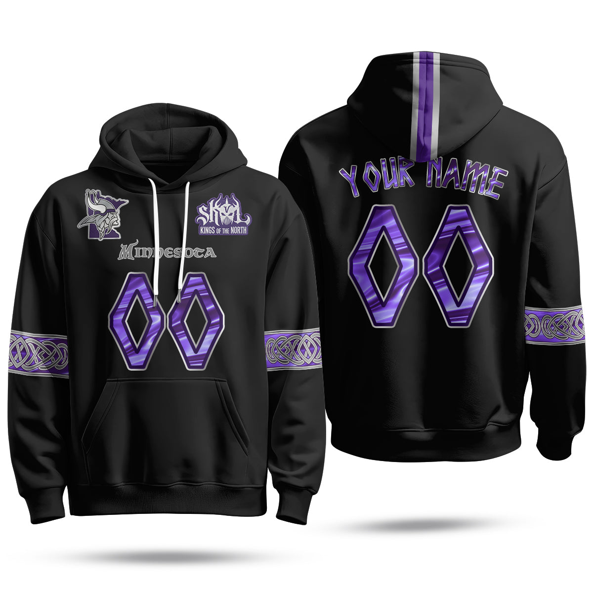 MIN 2026 Warrior Custom Fleece Hoodie - Printed