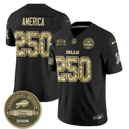 BUF 2026 Salute to Service Edition Vapor Jersey V2- Stitched