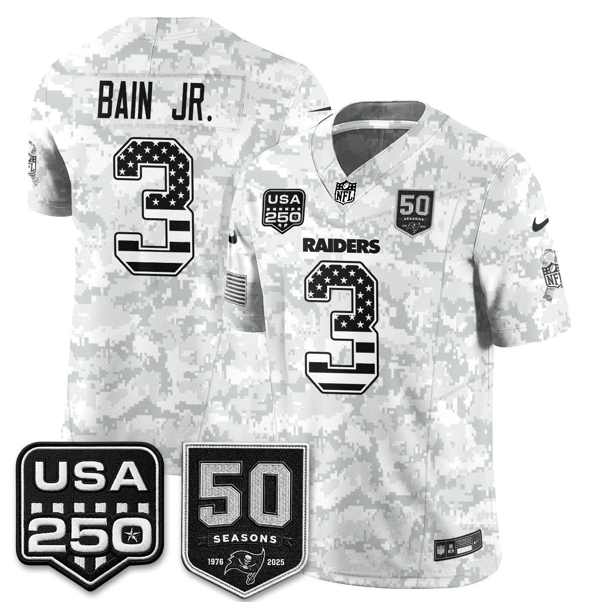 Tampa Bay Buccaneers 2026 Salute to Service Edition Vapor Jersey - Stitched