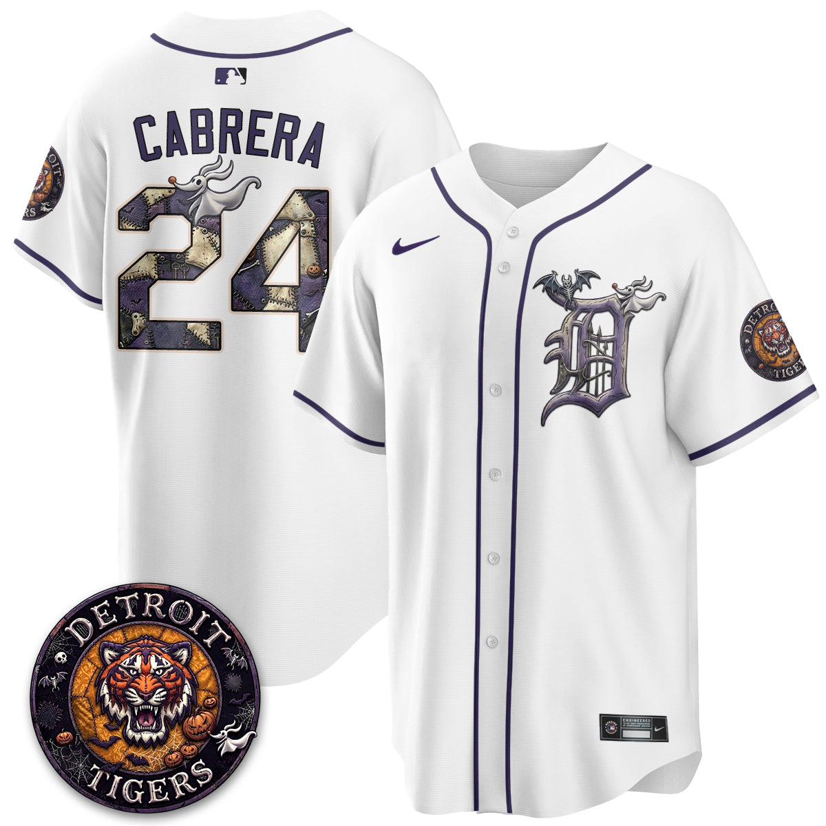 DET Nightmare Edition Vapor Limited Jersey - Stitched